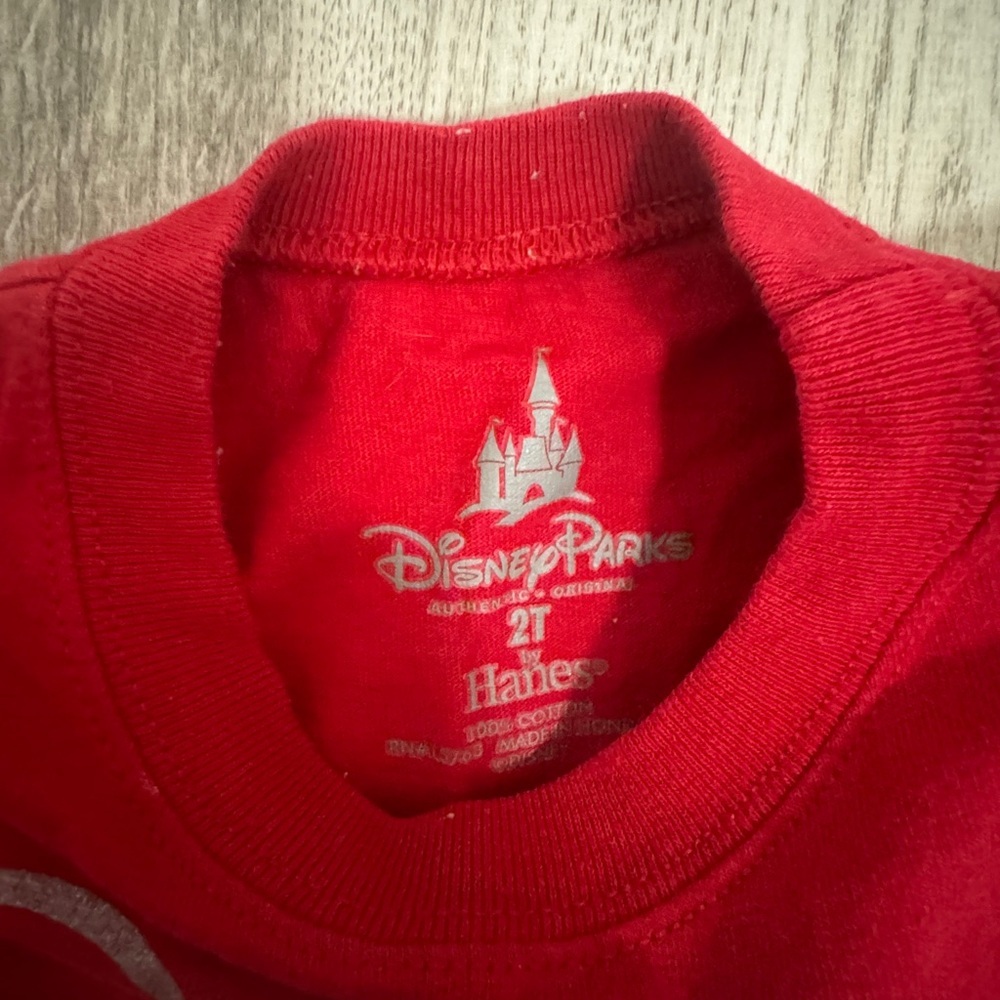 Disney Parks Red Minnie Disney squad 2t short sleeve shirt - Picture 3 of 4